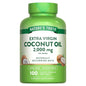 Nature's Truth Suplemento de Aceite de Coco Virgen Extra 2000 mg, 100 cápsulas para 1 mes