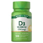 Nature's Truth Vitamina D3 10.000 UI, 100 cápsulas para 3 meses