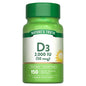 Nature's Truth Vitamina D3 2000 UI (50 mcg), 150 cápsulas para 4 meses