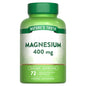 Nature's Truth Suplemento de Magnesio 400 mg, Fuerza extra, 72 cápsulas para 2 meses
