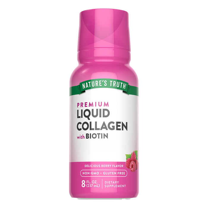 Nature's Truth Suplemento Péptidos de colágeno líquidos, 8 oz (237ml)