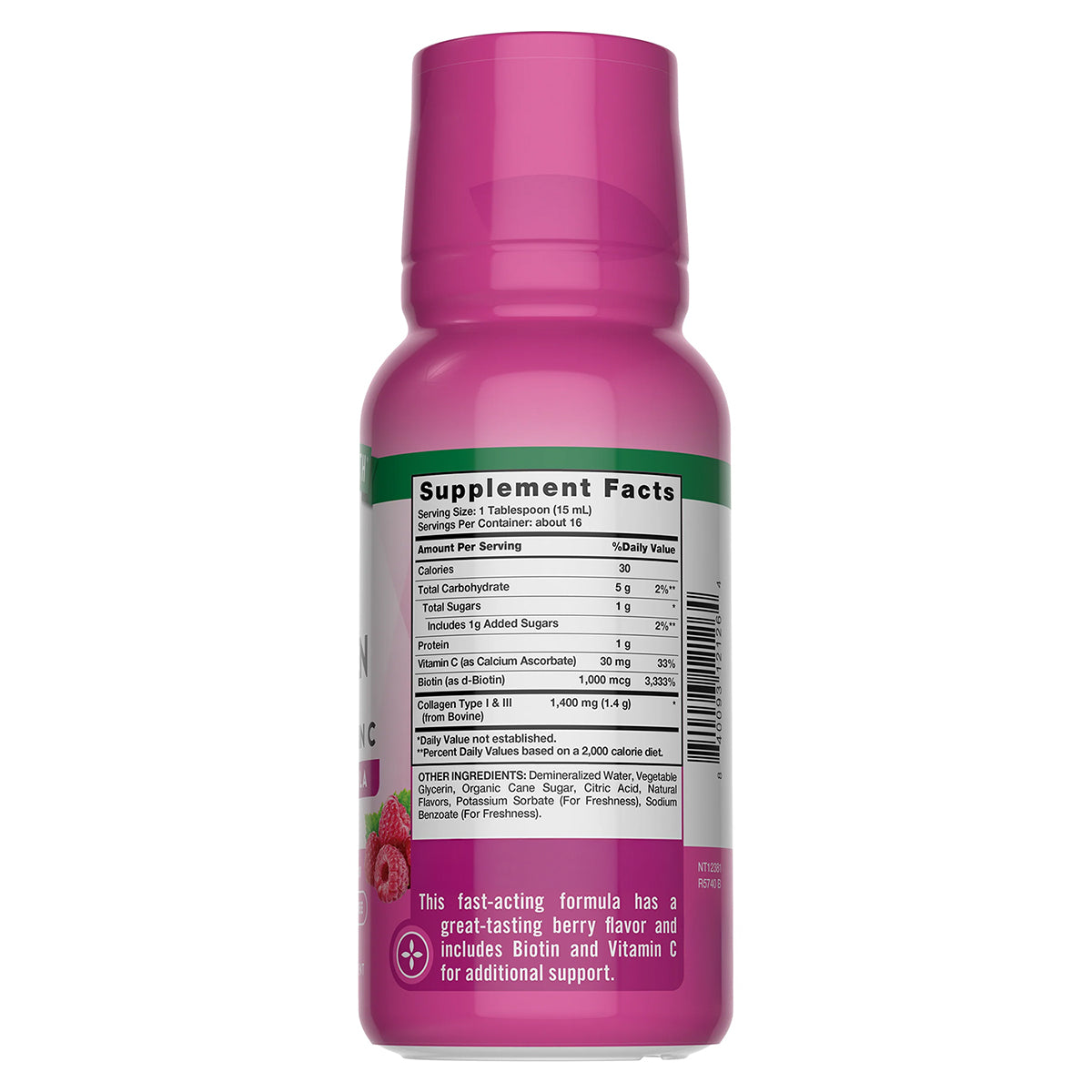 Nature's Truth Suplemento Péptidos de colágeno líquidos, 8 oz (237ml)