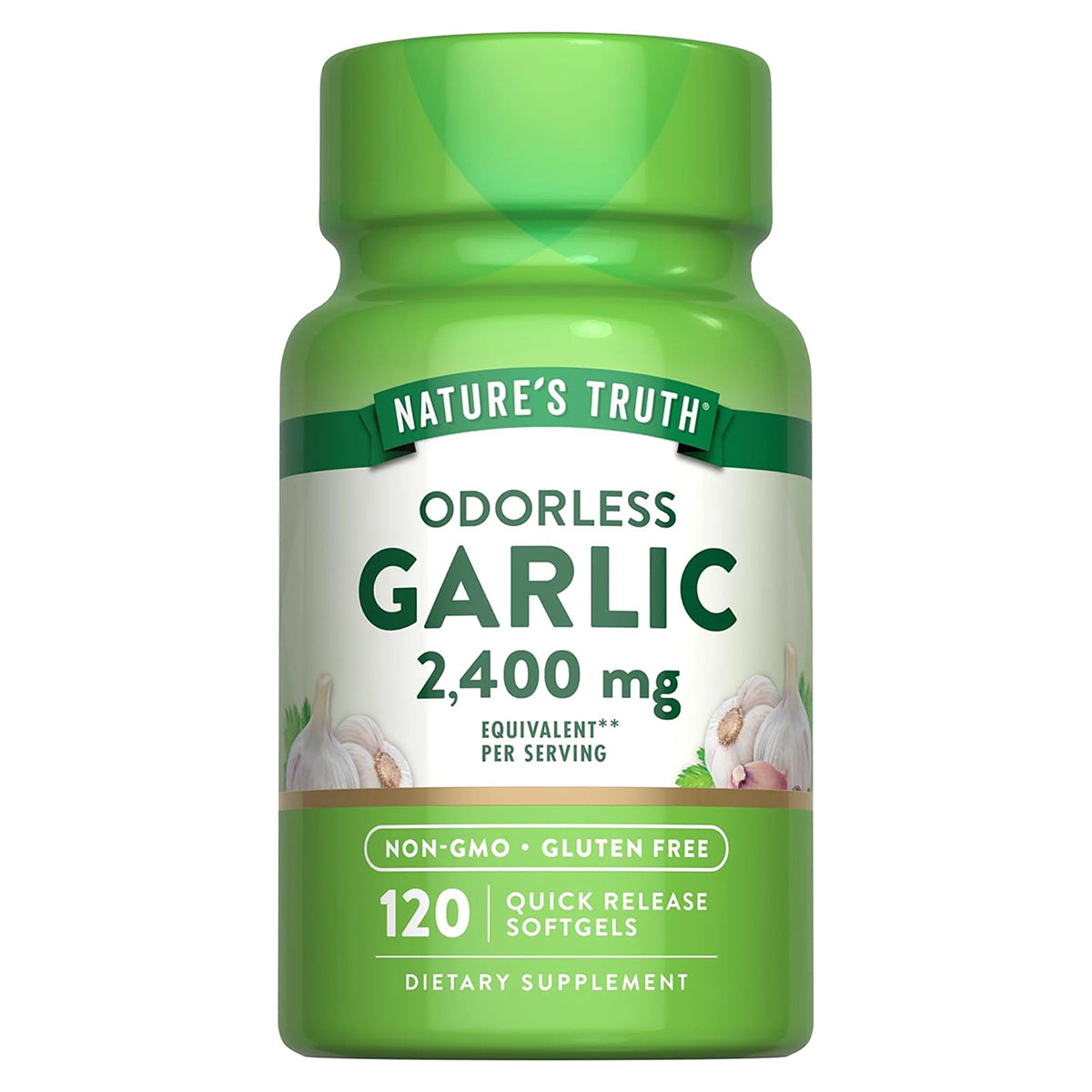 Nature´s Truth Suplemento de Ajo 2400 mg, 120 cápsulas