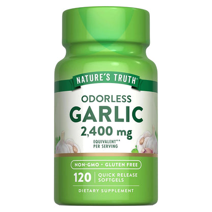 Nature´s Truth Suplemento de Ajo 2400 mg, 120 cápsulas