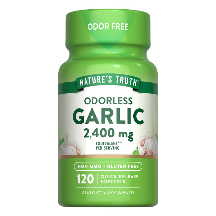 Nature's Truth Suplemento de Ajo 2400 mg, 120 cápsulas