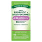 Nature's Truth Probióticos con multienzimas y prebióticos, 60 cápsulas