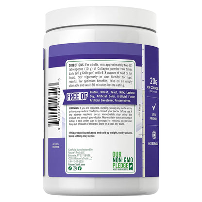 Nature's Truth Suplemento Complejo de colágeno en polvo, 9oz