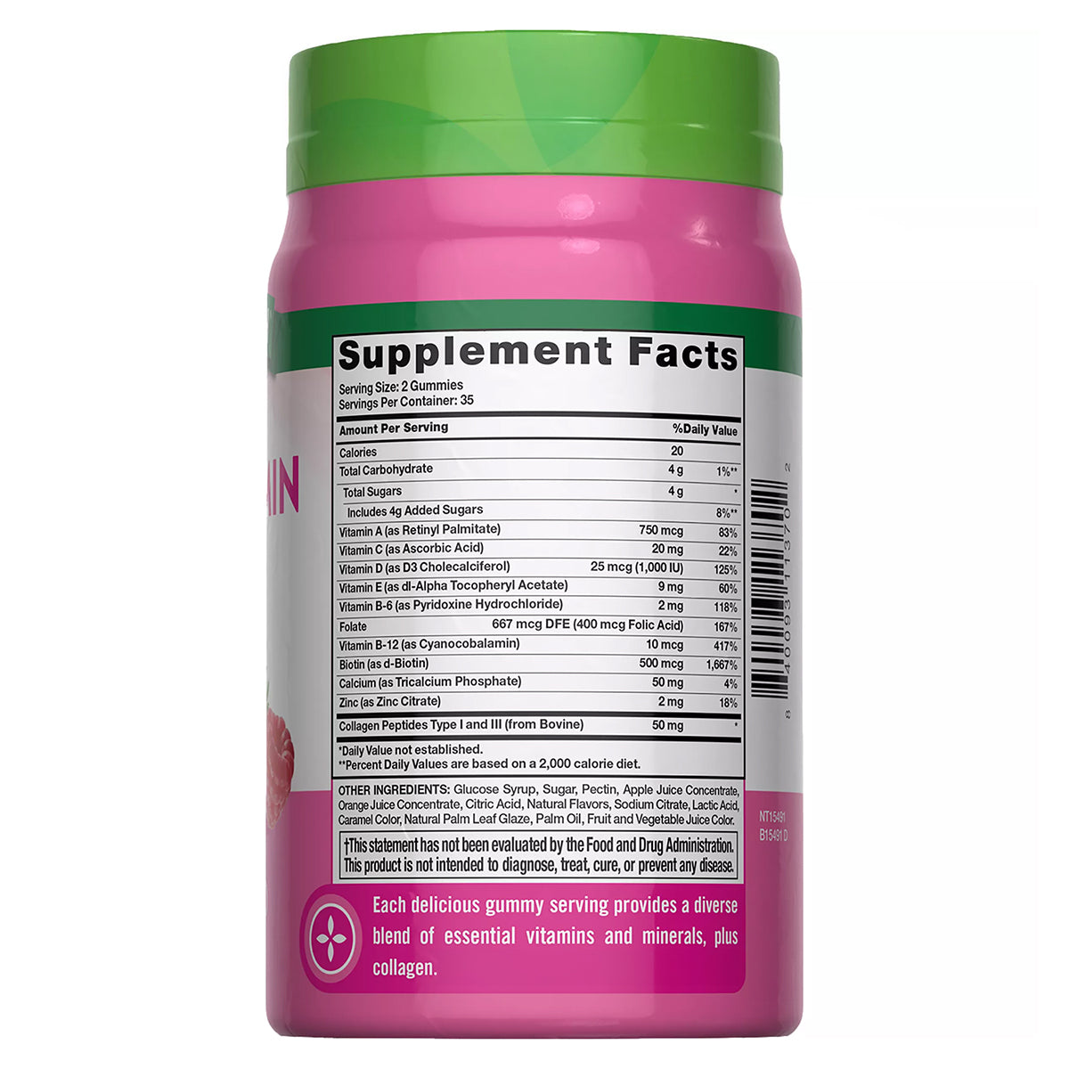 Nature´s Truth Multivitamínico con colágeno para mujeres, 70 gomitas
