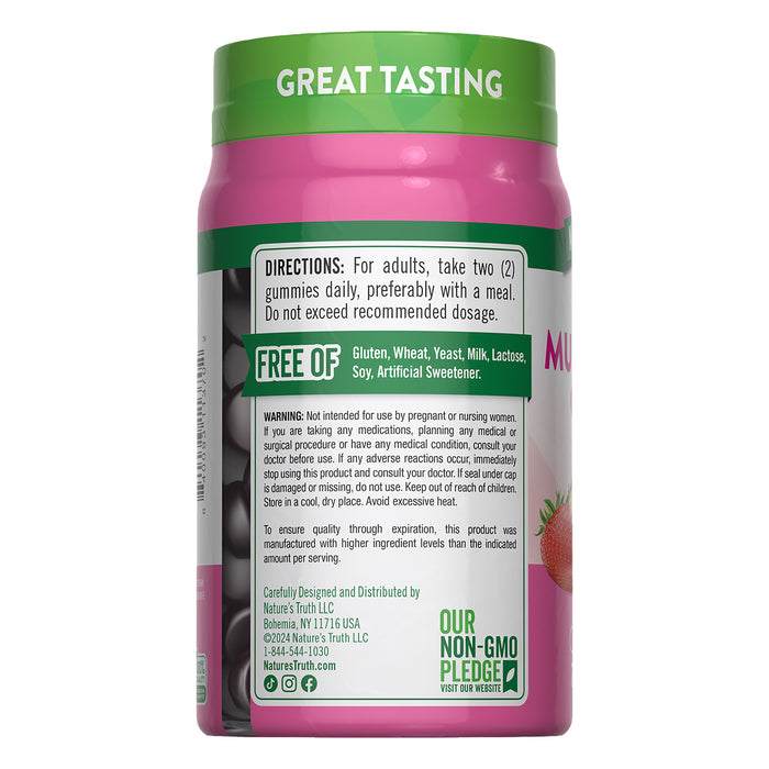 Nature's Truth Multivitamínico con colágeno para mujeres, 70 gomitas sabor mix de berry
