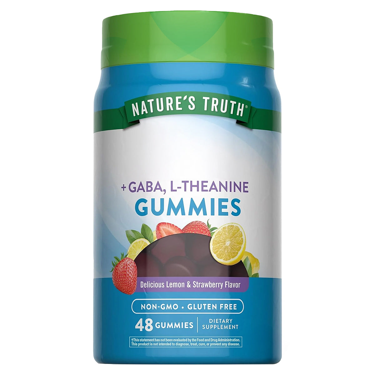 Nature's Truth Suplemento de Gaba y L-teanina, 48 gomitas
