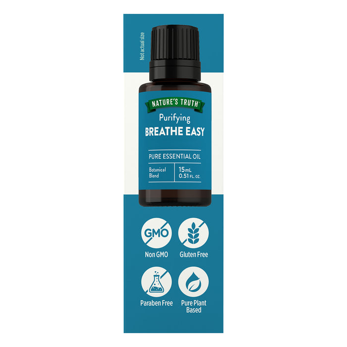 Nature's Truth Aceites Esenciales Breathe Easy, 15 ml