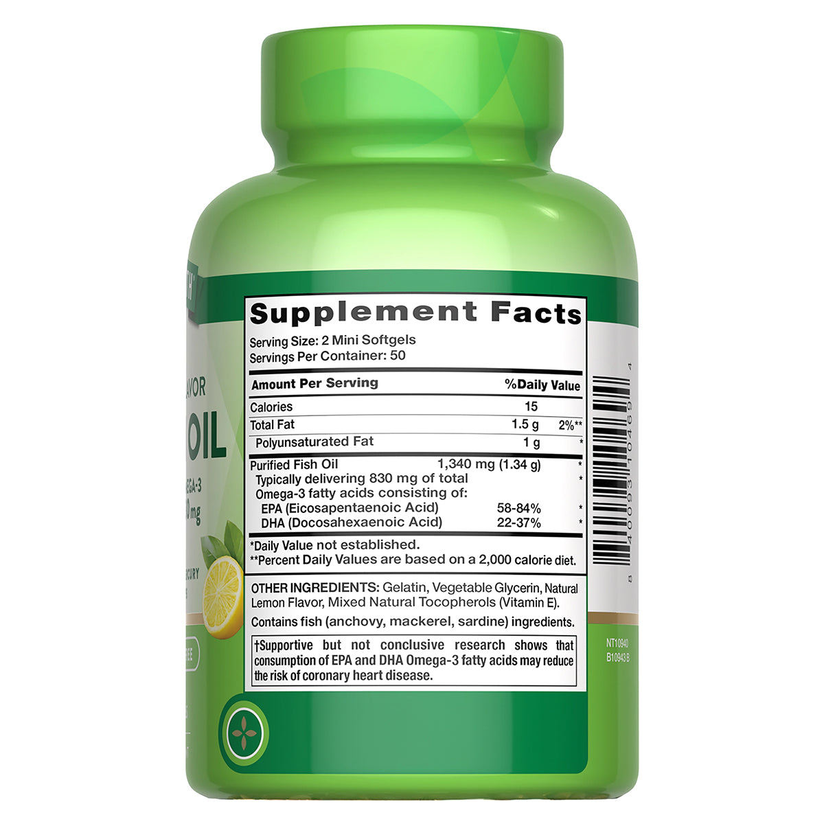 Nature's Truth Omega 3 - 1,340 mg por cápsula, 100 cápsulas