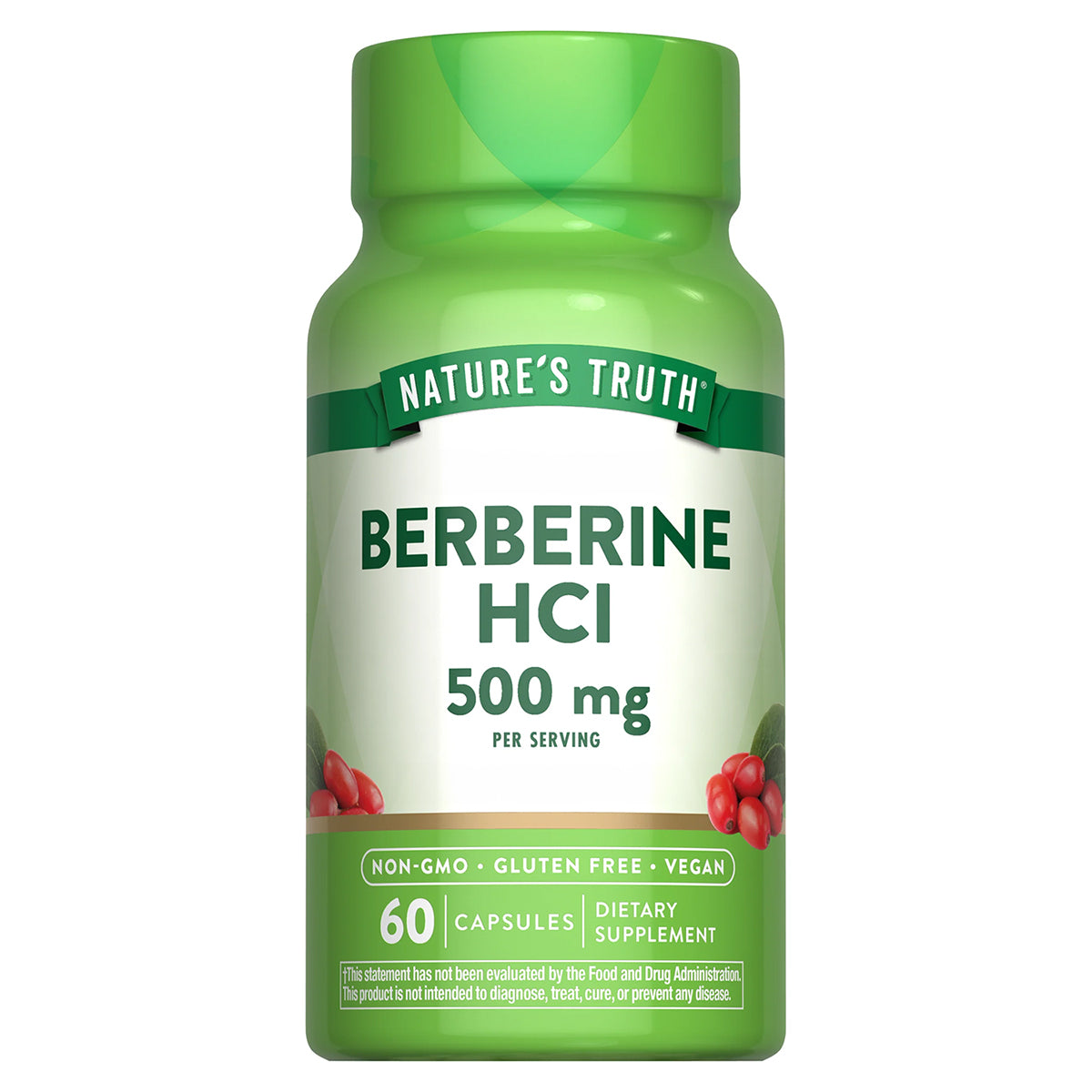 Nature´s Truth Berberina 500 mg, 60 cápsulas