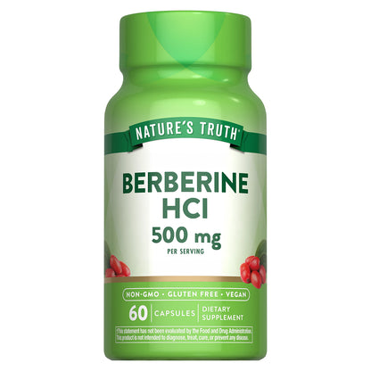 Nature´s Truth Berberina 500 mg, 60 cápsulas