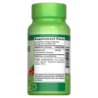 Nature´s Truth Berberina 500 mg, 60 cápsulas