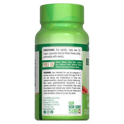 Nature´s Truth Berberina 500 mg, 60 cápsulas