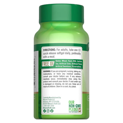 Nature's Truth Vitamina D3 1000 UI (25 mcg),250 cápsulas