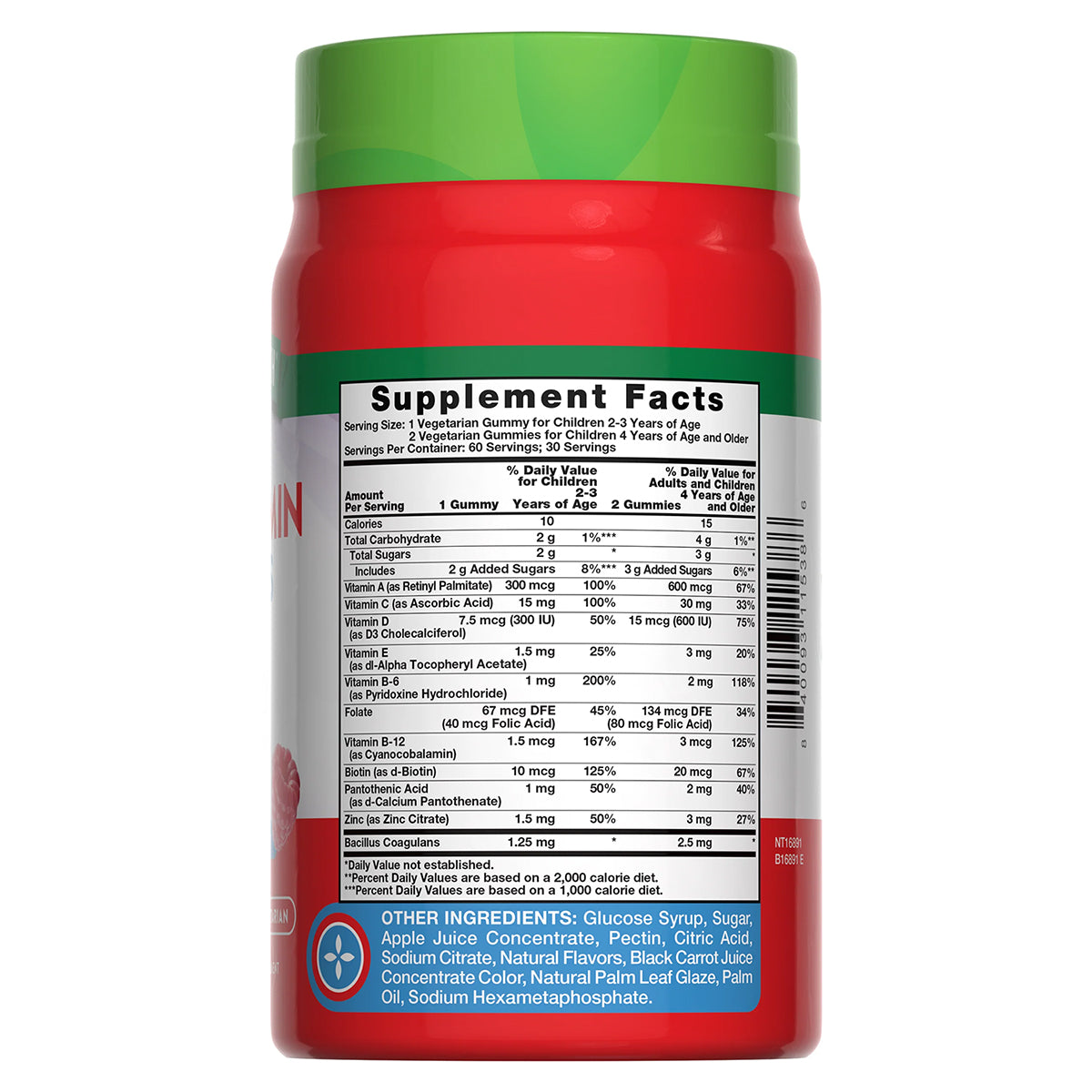 Nature's Truth Multivitamínico para niños con probióticos, 60 gomitas