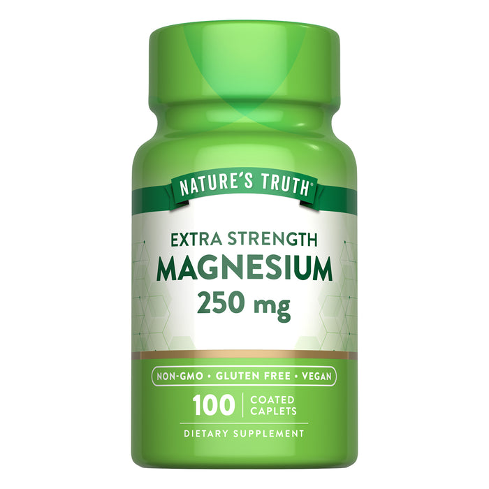Nature's Truth Suplemento de Magnesio 250 mg, 100 tabletas