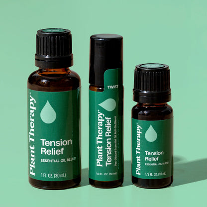 Plant Therapy Mezcla de aceites esenciales prediluidos para aliviar la tensión en roll-on 10ml