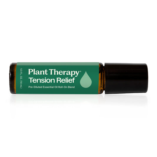 Plant Therapy Mezcla de aceites esenciales prediluidos para aliviar la tensión en roll-on 10ml