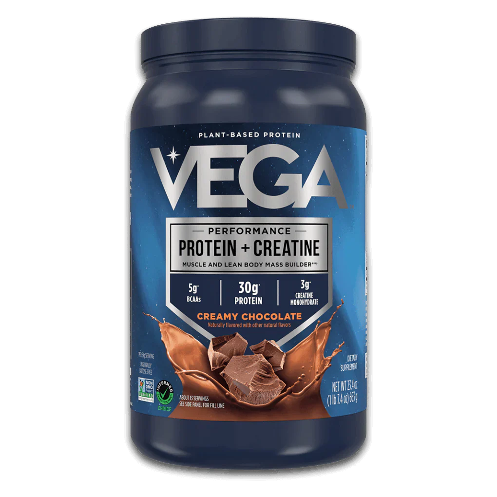 Vega Proteína + Creatina, 23.4 oz (663g), sabor chocolate