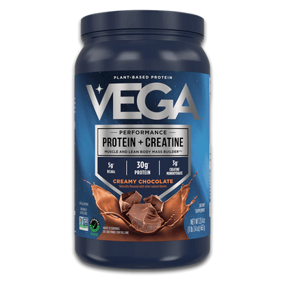 Vega Proteína + Creatina, 23.4 oz (663g), sabor chocolate