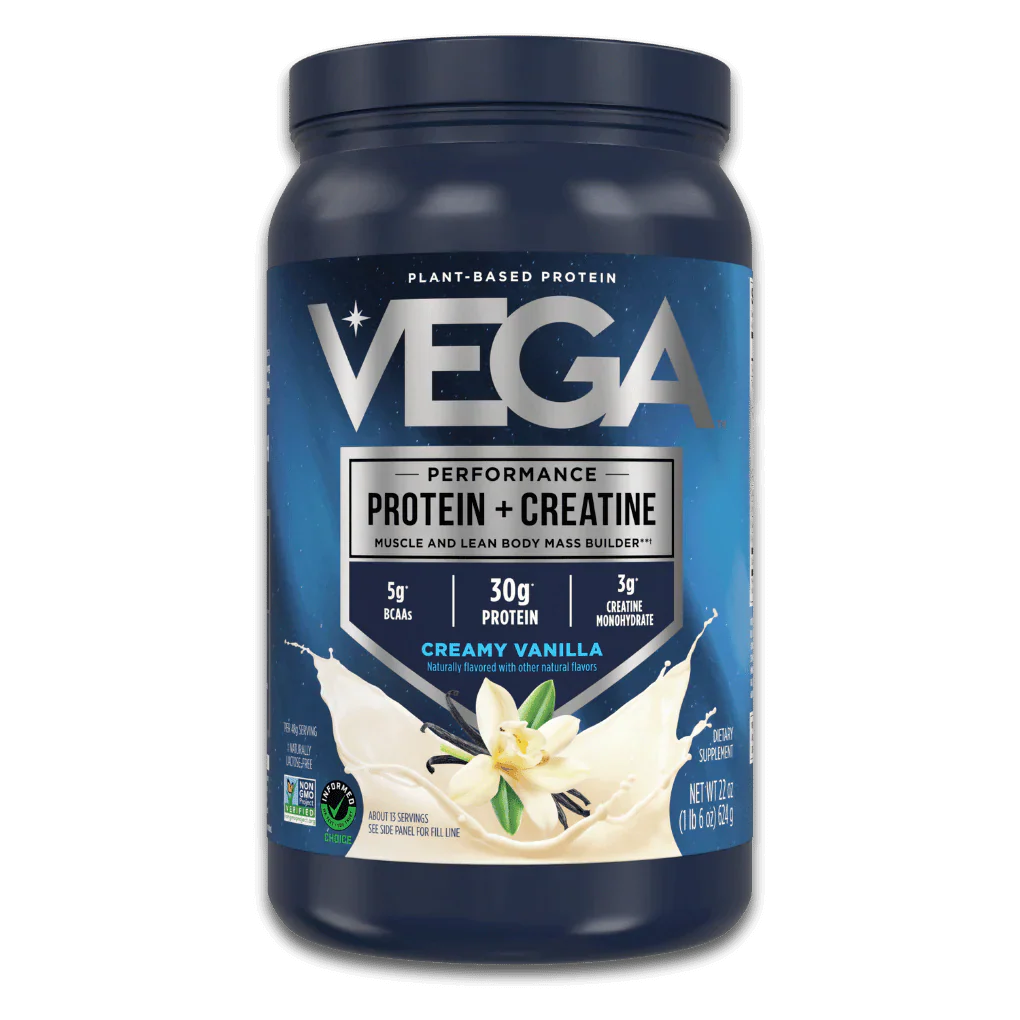 Vega Proteína + Creatina, 22oz (624g), sabor vainilla