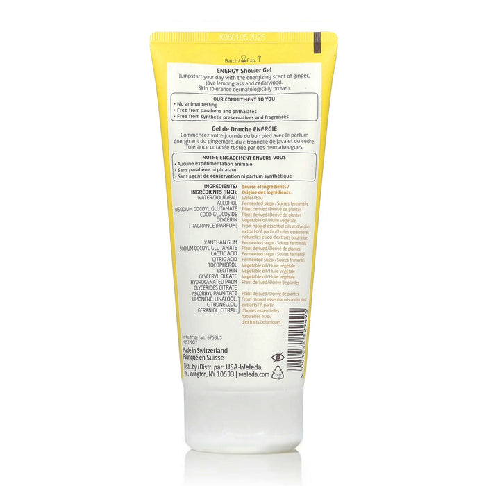 Weleda Gel de Ducha Jengibre y Hierba Limón 200 ml