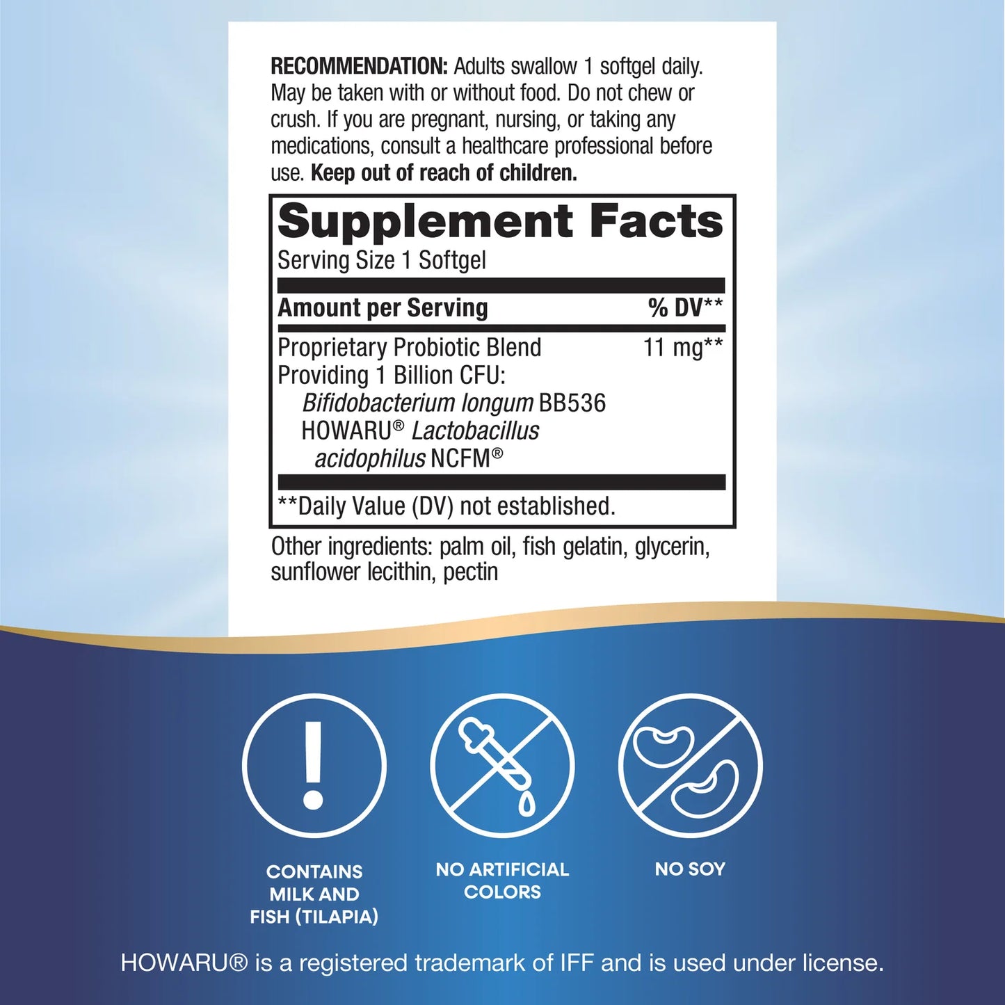 Nature's Way Acidophilus Probióticos, 90 perlas