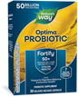 Nature's Way Fortify® Optima® Probiótico para Adultos +50, 50 mil millones, 30 cápsulas