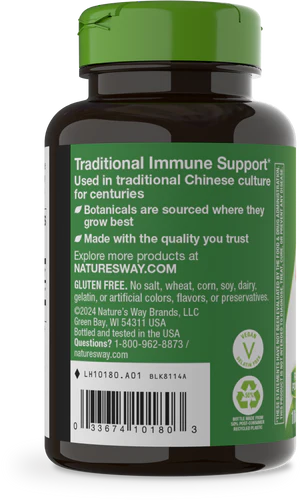 Nature's Way Suplemento Raíz de Astrágalo 1410 mg, 100 cápsulas