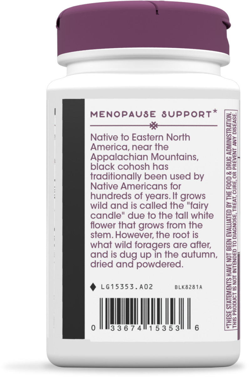 Nature's Way Suplemento Extracto Premium de Cohosh Negro 40 mg, 120 cápsulas