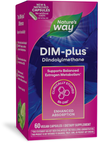 Nature's Way Suplemento DIM-Plus Diindolilmetano, 60 cápsulas