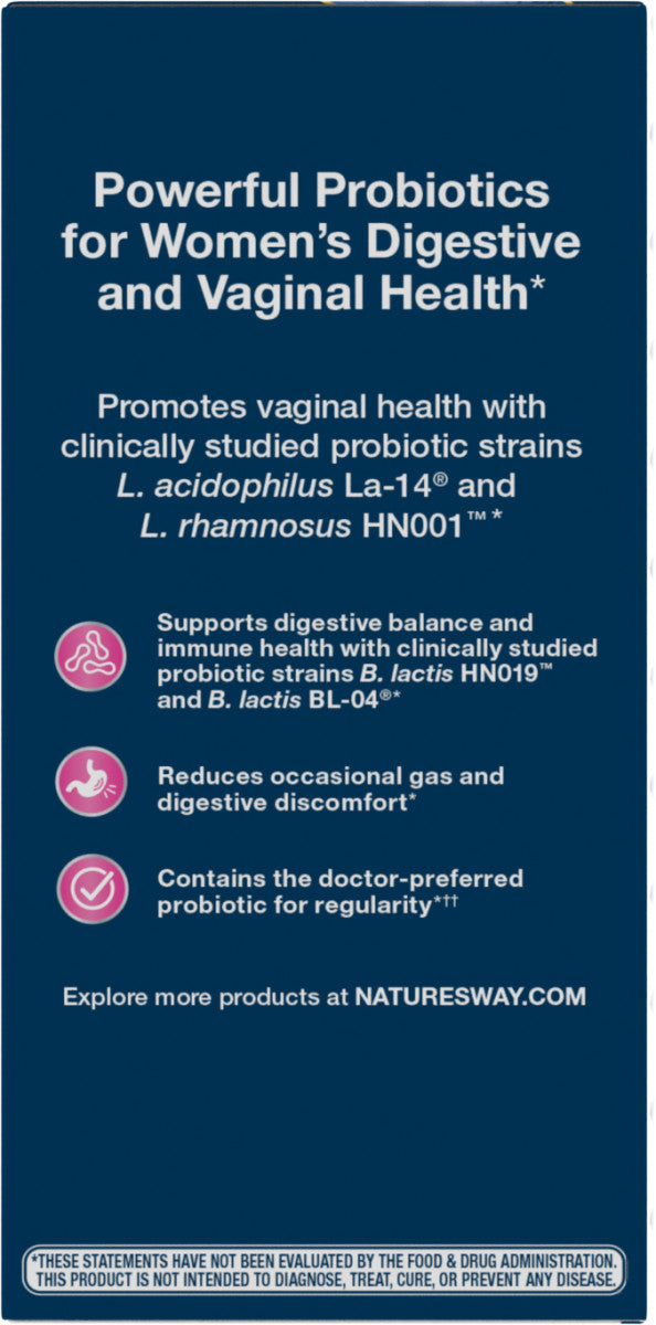 Nature's Way Fortify® Women's , Probioticos 30 Billion, 30 cápsulas