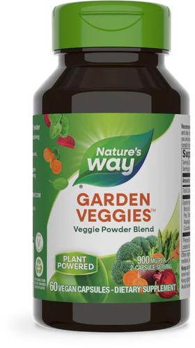 Nature's Way Suplemento Verduras de la huerta 900 mg, 60 cápsulas
