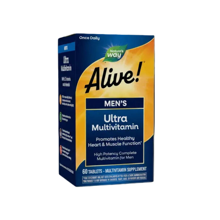 Nature's Way Alive! Ultra Multivitamínico para Hombres, 60 tabletas