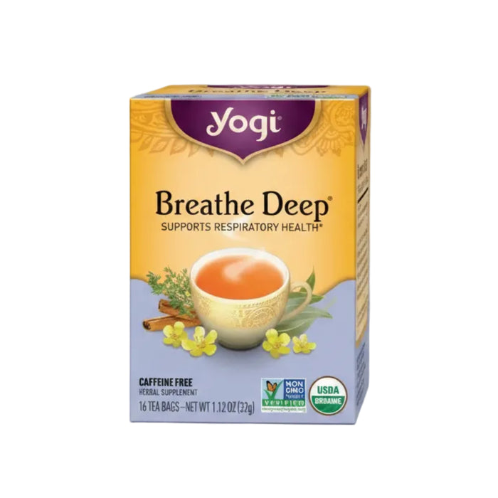 Yogi Tea Breathe Deep Te de Eucalipto, Tomillo y Hierbas 32g