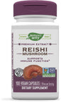 Nature's Way Suplemento Hongo Reishi, 376 mg por porción, 100 cápsulas