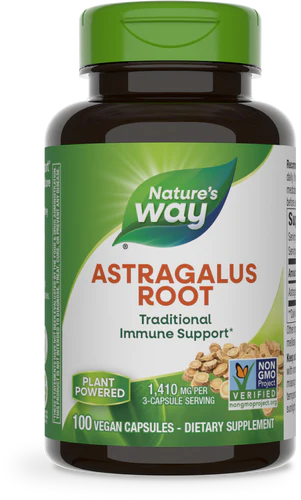 Nature's Way Suplemento Raíz de Astrágalo 1410 mg, 100 cápsulas