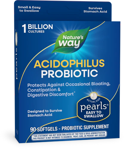 Nature's Way Acidophilus Probióticos, 90 perlas