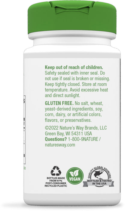 Nature's Way Alfa-Max Suplemento Alfalfa 840 mg, 100 cápsulas