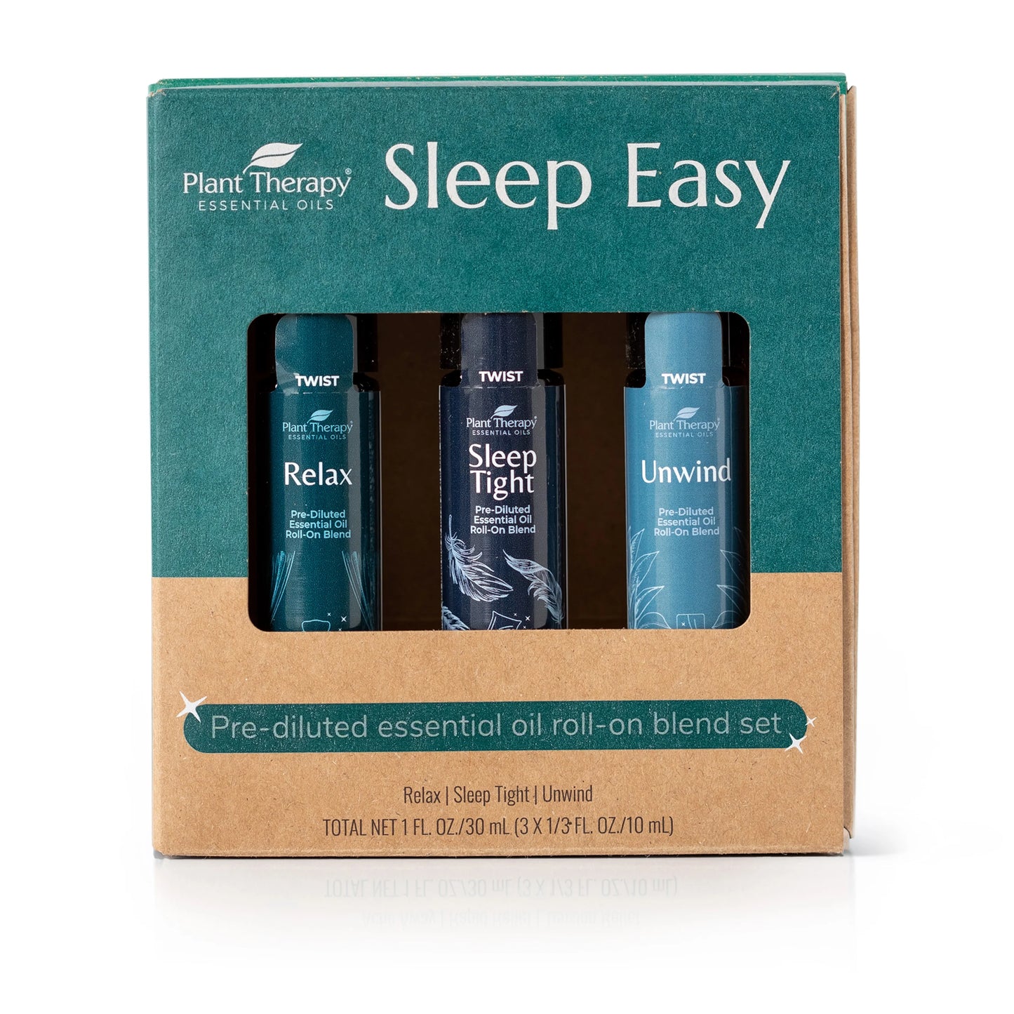 Plant Therapy Sleep Easy kit De Aceites Esenciales En Roll On 3 Piezas