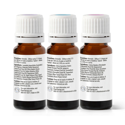 Plant Therapy Sleep Time Set De Aceites Esenciales, 3 Piezas