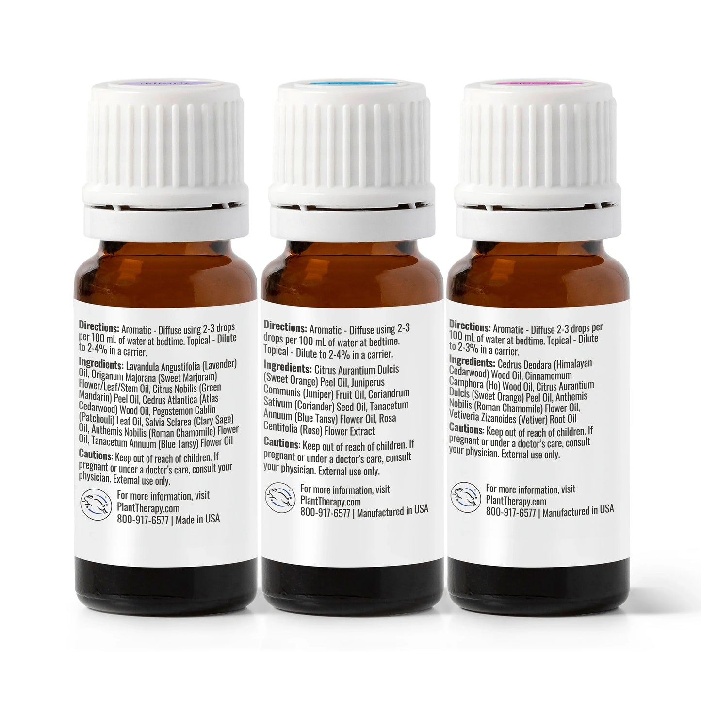 Plant Therapy Sleep Time Set De Aceites Esenciales, 3 Piezas