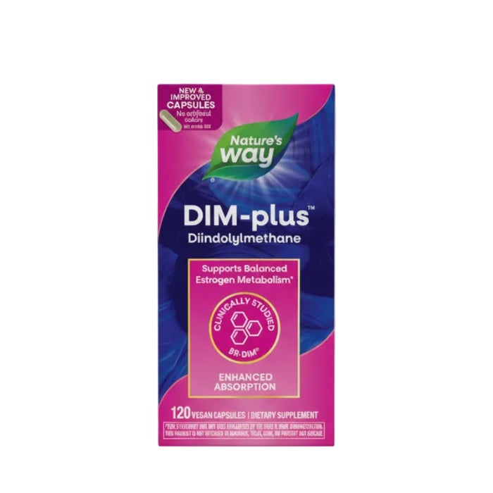 Nature's Way Suplemento DIM-Plus, 120 cápsulas