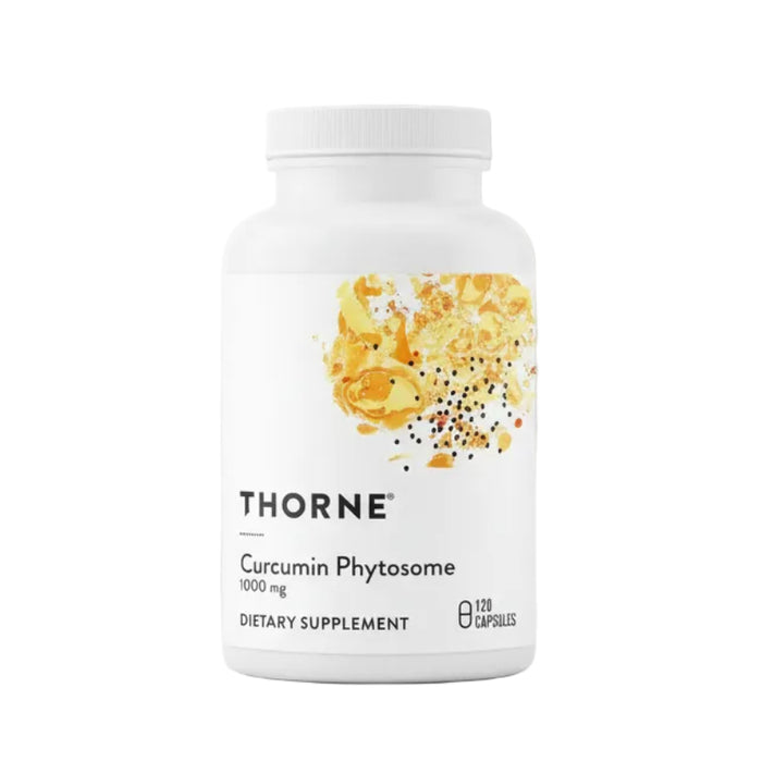 Thorne Suplemento Curcumin Phytosome, 120 Cápsulas