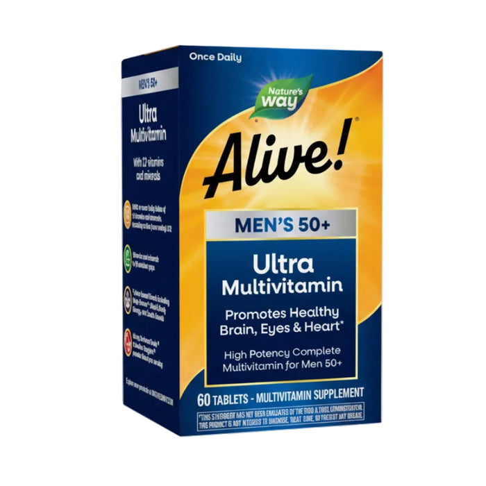 Nature's Way Ultra Multivitaminas para Hombre 50+, 60 tabletas