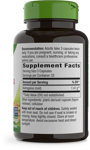 Nature's Way Suplemento Raíz de Astrágalo 1410 mg, 100 cápsulas