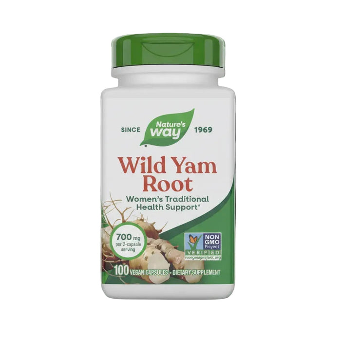 Nature's Way Suplemento Raíz de ñame silvestre, 700 mg por porción, 100 cápsulas